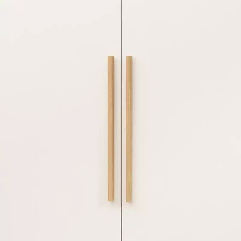 Hitow Pure White Minimalist 3 Door Wardrobe Enriches Storage and Hanging Space