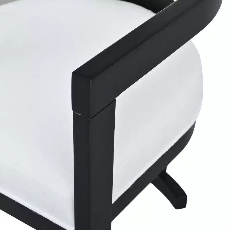 3-Piece Round Dining Set – Aluminum Pedestal Table & 2 Upholstered Birch Wood Arm Chairs