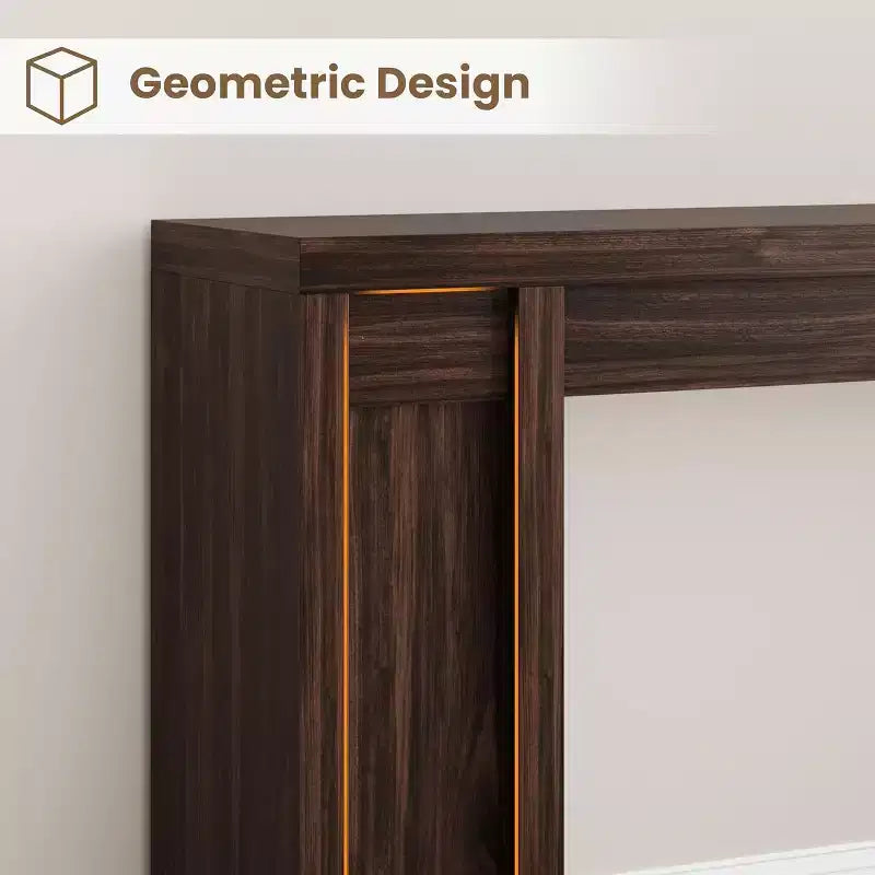 70in Extra-Long Wooden Console Table for Entryway, Hallway & Behind Couch – Brown