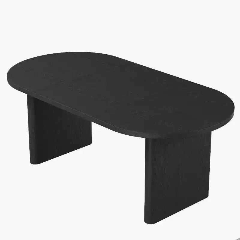 Modern Wooden Dining Table & Office Desk – Thickened Desktop, Heavy-Duty Base, Seats 6