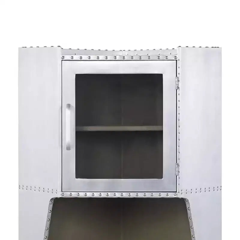 Acme Furniture Brancaster Decorative Storage Cabinet Aluminum