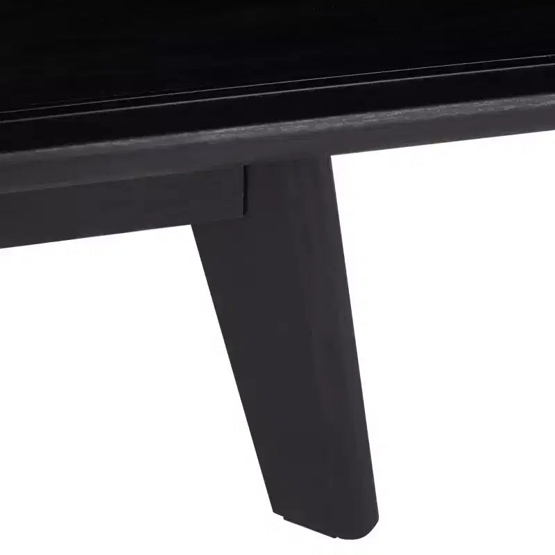 1-Door 2-Shelf Media Stand with Adjustable Shelves & Cable Management – Walnut, Fits 50in TV