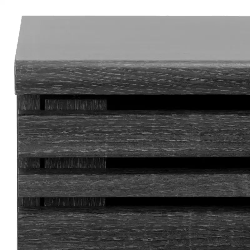 1-Door 2-Shelf Media Stand with Adjustable Shelves & Cable Management – Walnut, Fits 50in TV