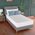 FDW 10 Inch Green Tea Memory Foam Mattress Cooling Gel Infused Mattress,Fiberglass Free/CertiPUR-US Certified/Bed-in-a-Box,White