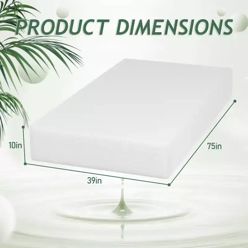 10 Inch Green Tea Memory Foam Mattress – Cooling Gel, CertiPUR-US, Fiberglass Free