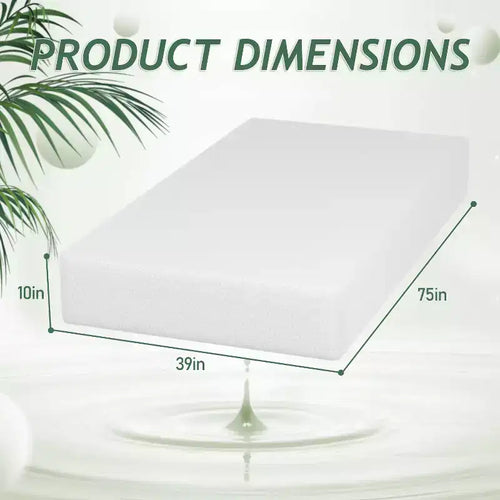 10 Inch Green Tea Memory Foam Mattress – Cooling Gel, CertiPUR-US, Fiberglass Free