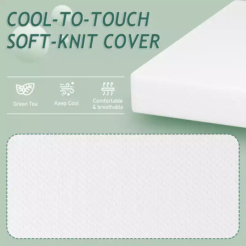 10 Inch Green Tea Memory Foam Mattress – Cooling Gel, CertiPUR-US, Fiberglass Free
