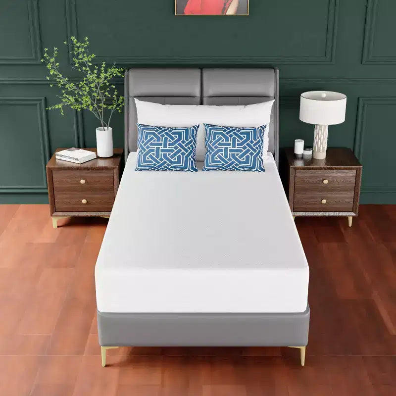 10 Inch Green Tea Memory Foam Mattress – Cooling Gel, CertiPUR-US, Fiberglass Free