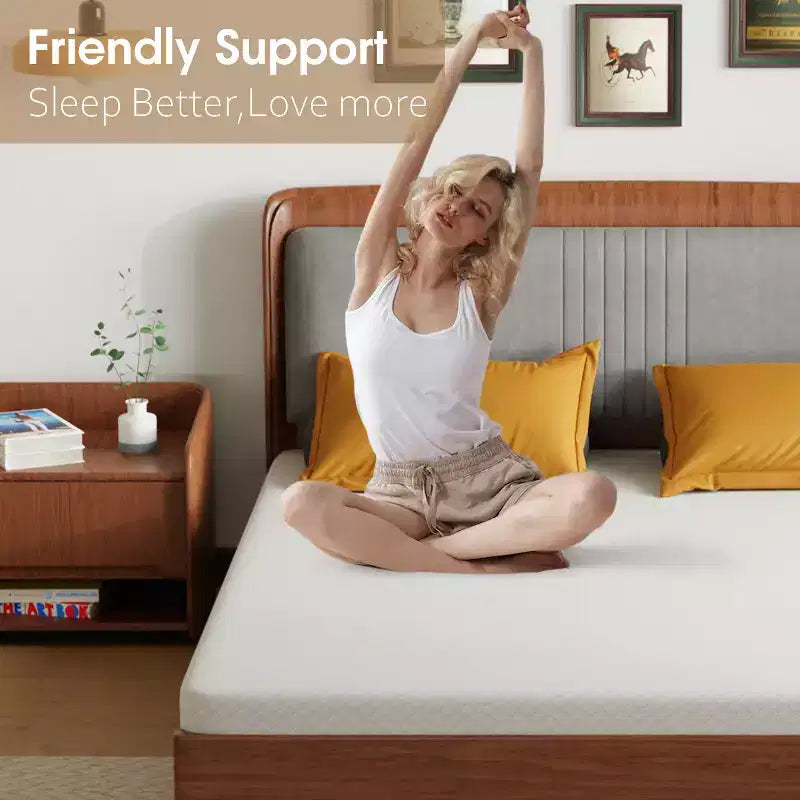5 Inch Gel Memory Foam Mattress – CertiPUR-US, Non-Slip Bottom, Fiberglass Free, Bed-in-a-Box