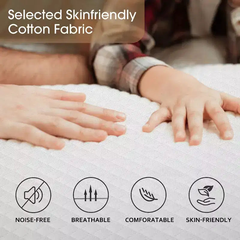 5 Inch Gel Memory Foam Mattress – CertiPUR-US, Non-Slip Bottom, Fiberglass Free, Bed-in-a-Box